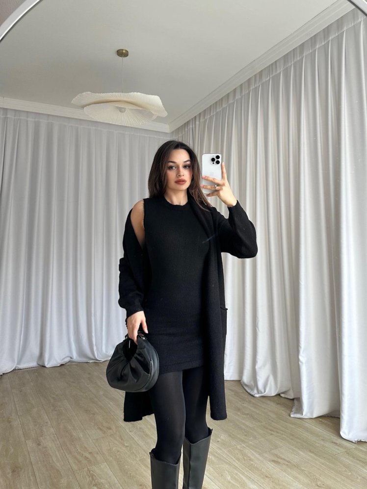 GASOL Takım 0389 - Siyah - Mooi Butik