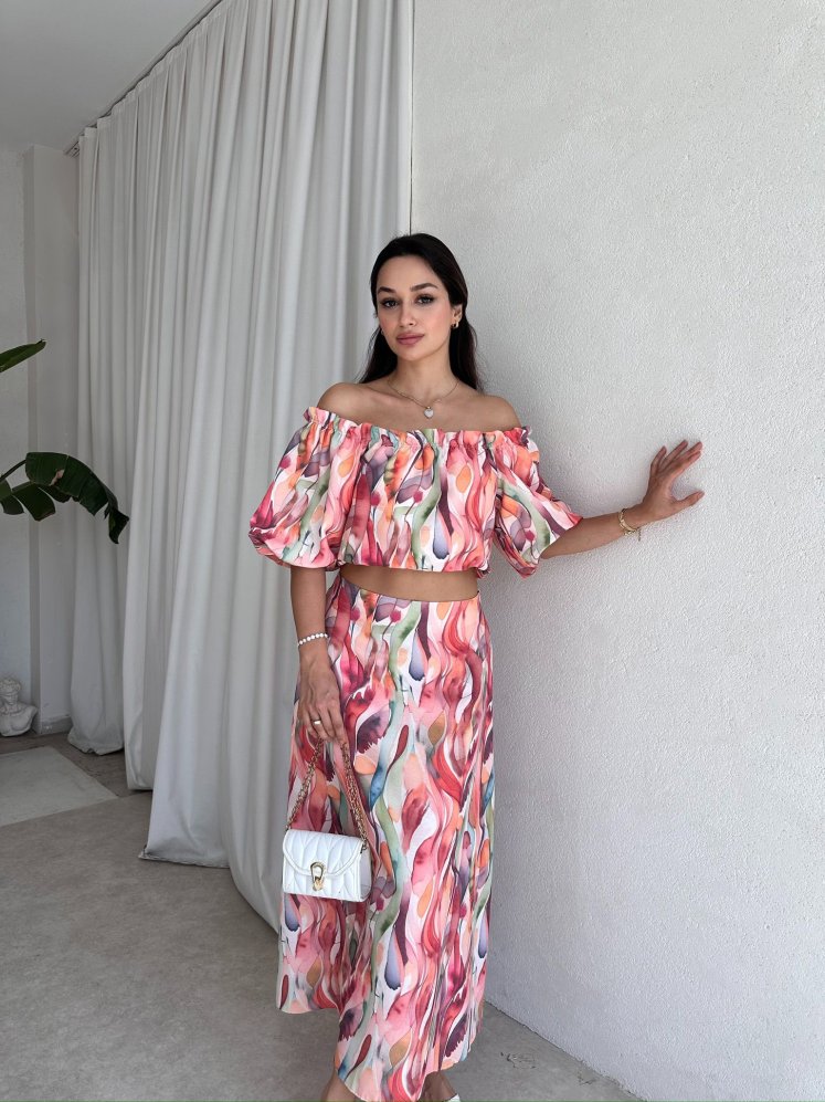 GİZİA Takım 7841 - Pembe - Mooi Butik