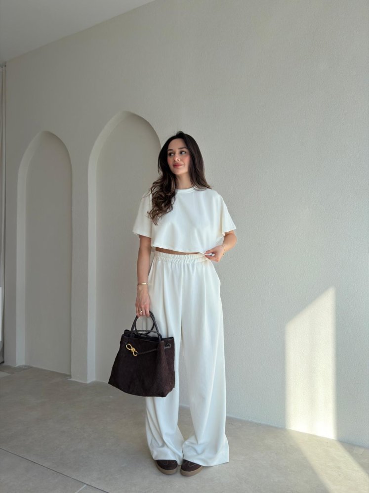 GONG Takım 8398 - Beyaz - Mooi Butik