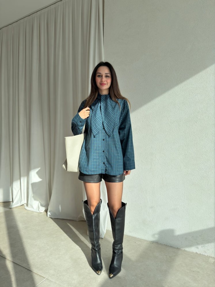 GORFO Gömlek 1489 - Lacivert - Mooi Butik (1)