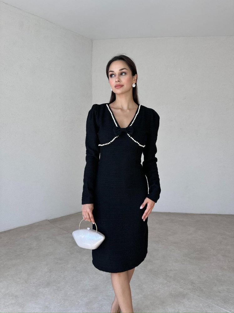 GRAFF Midi Elbise 2199 - Siyah - Mooi Butik