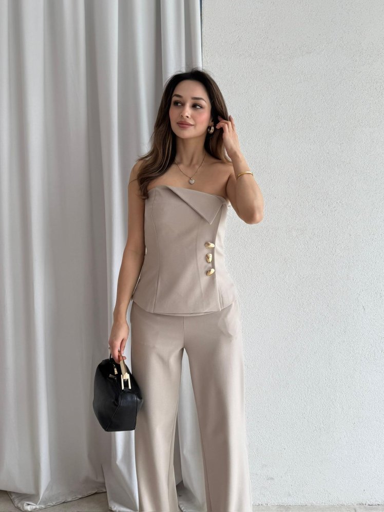 GRAPE Takım 4712 - Krem - Mooi Butik