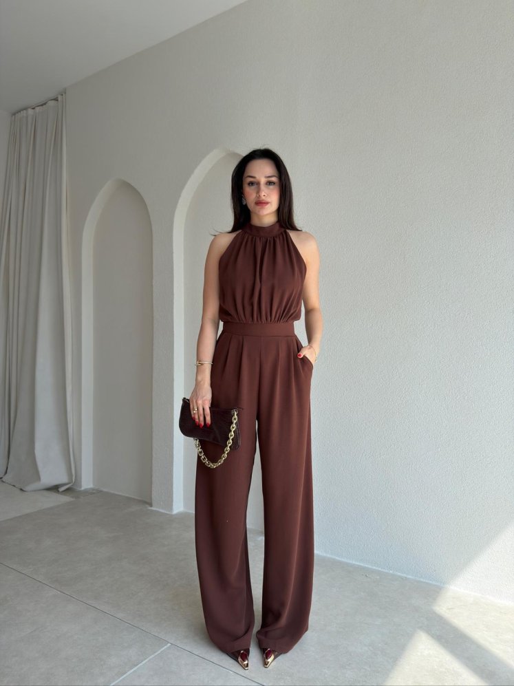 Halter Yaka CROFT Tulum 3361 - Acı Kahve - Mooi Butik