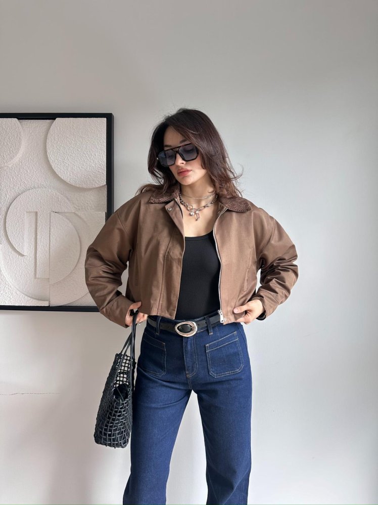 HAMPTON Ceket 8259 - Acı Kahve - Mooi Butik