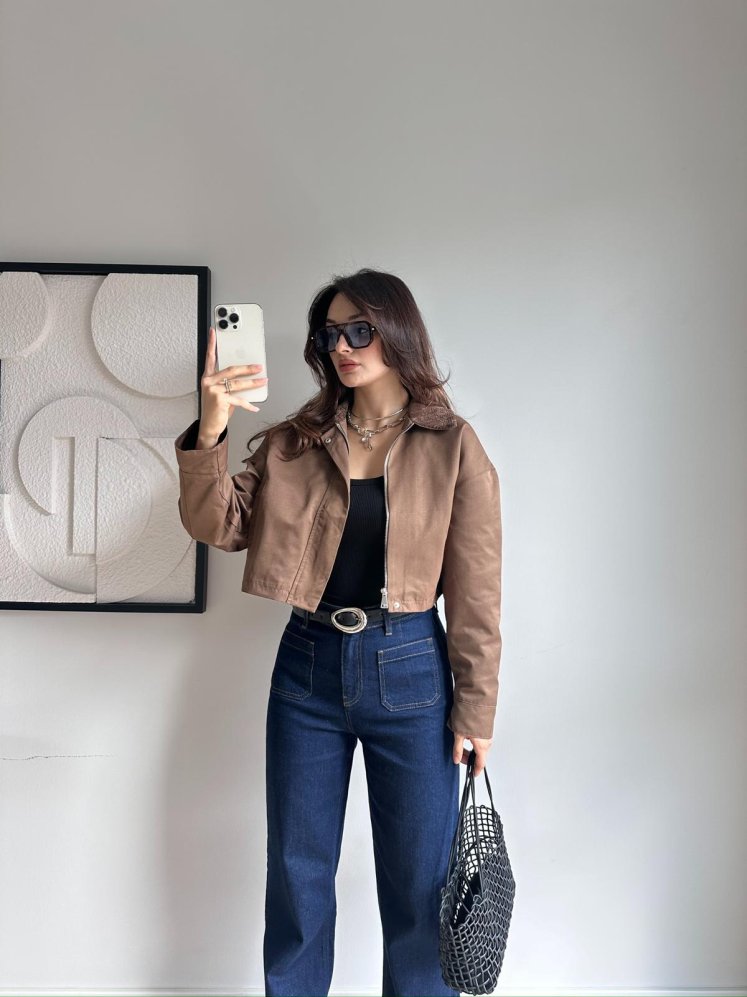 HAMPTON Ceket 8259 - Acı Kahve - Mooi Butik (1)