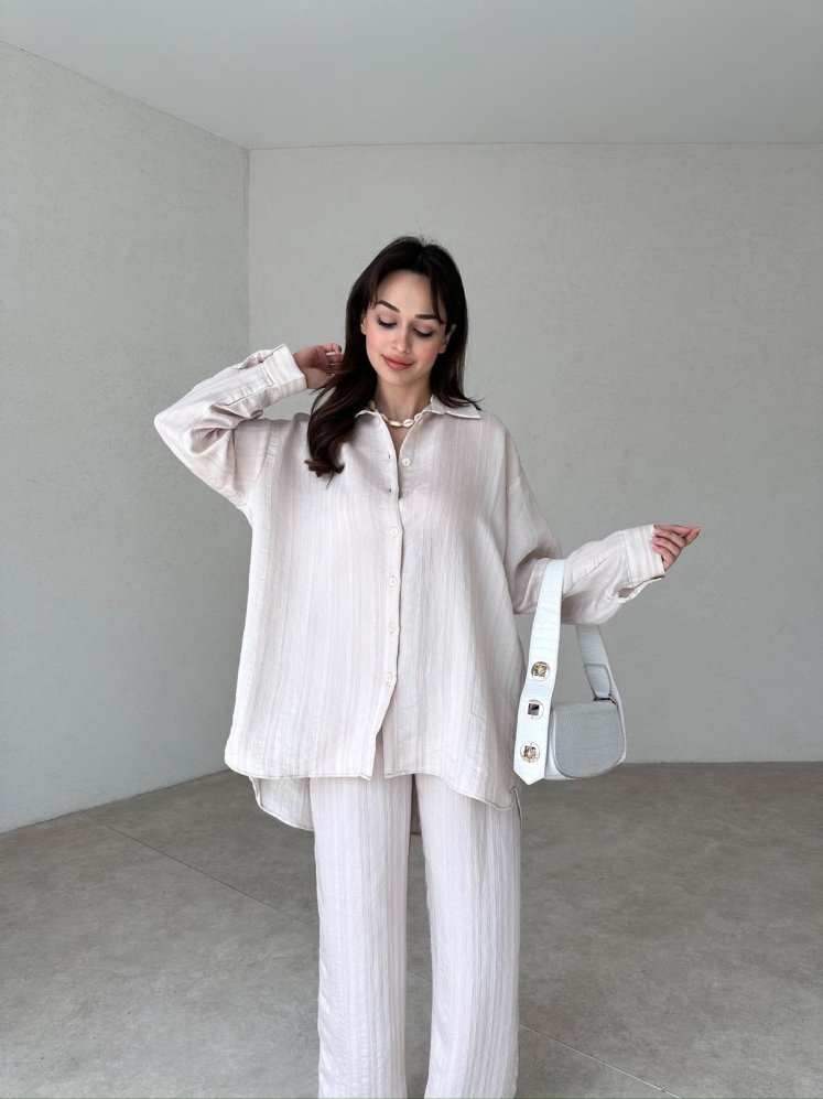 HANCOCK Takım 3022 - Taş - Mooi Butik