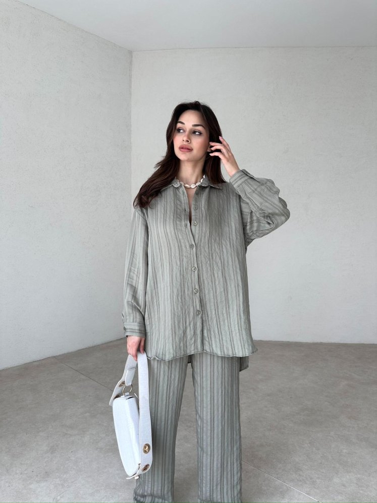 HANCOCK Takım 3022 - Haki - Mooi Butik