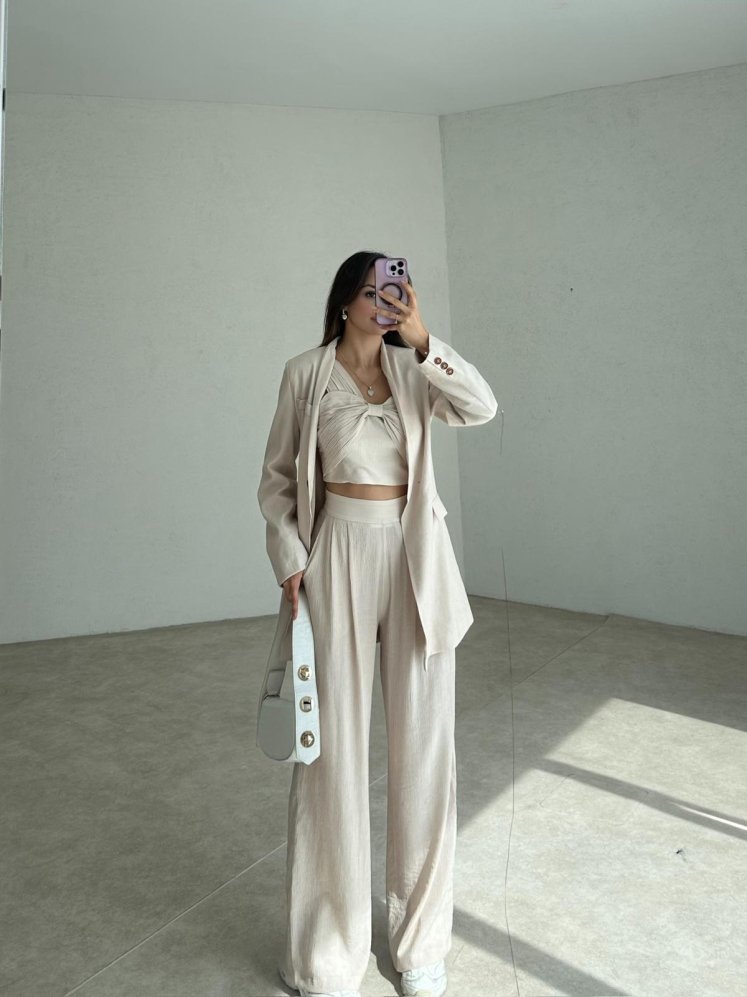 HANNAH Takım 4022 - Krem - Mooi Butik