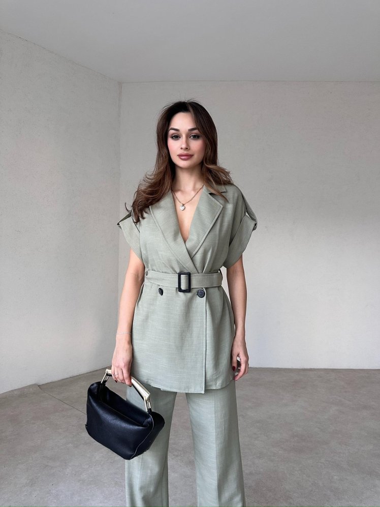 HELENA Takım 1963 - Haki - Mooi Butik