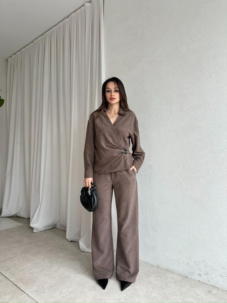 HELİX Takım 8279 - Acı Kahve - Mooi Butik