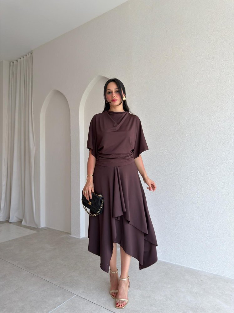 HOGWART İkili Takım 8444 - Acı Kahve - Mooi Butik