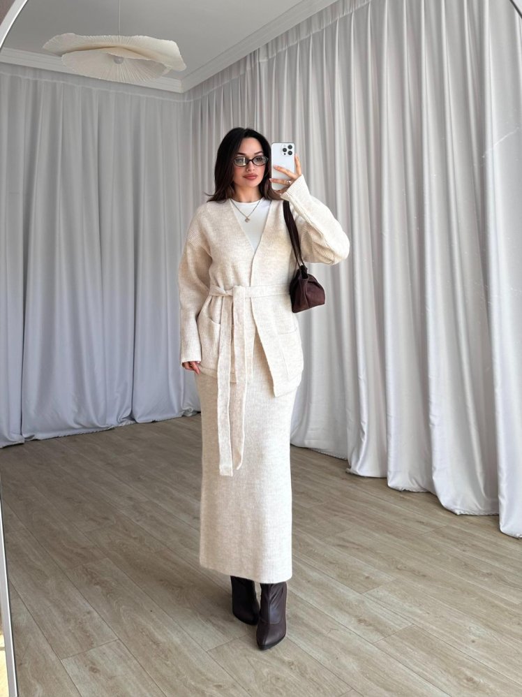 İRİS Takım 8471 - Krem - Mooi Butik