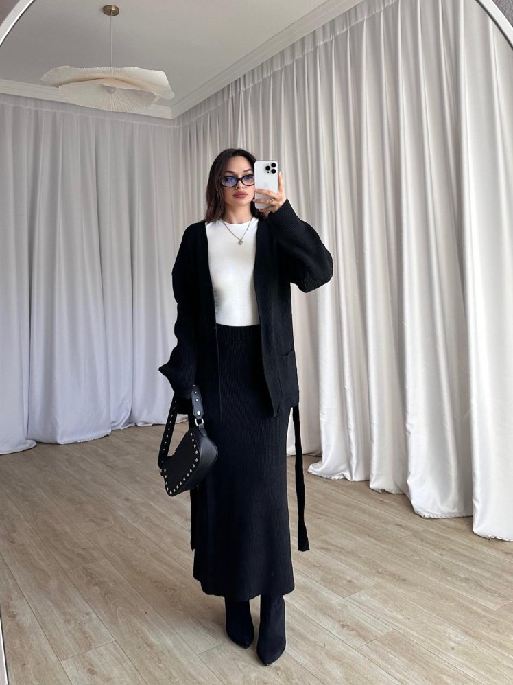 İRİS Takım 8471 - Siyah - Mooi Butik