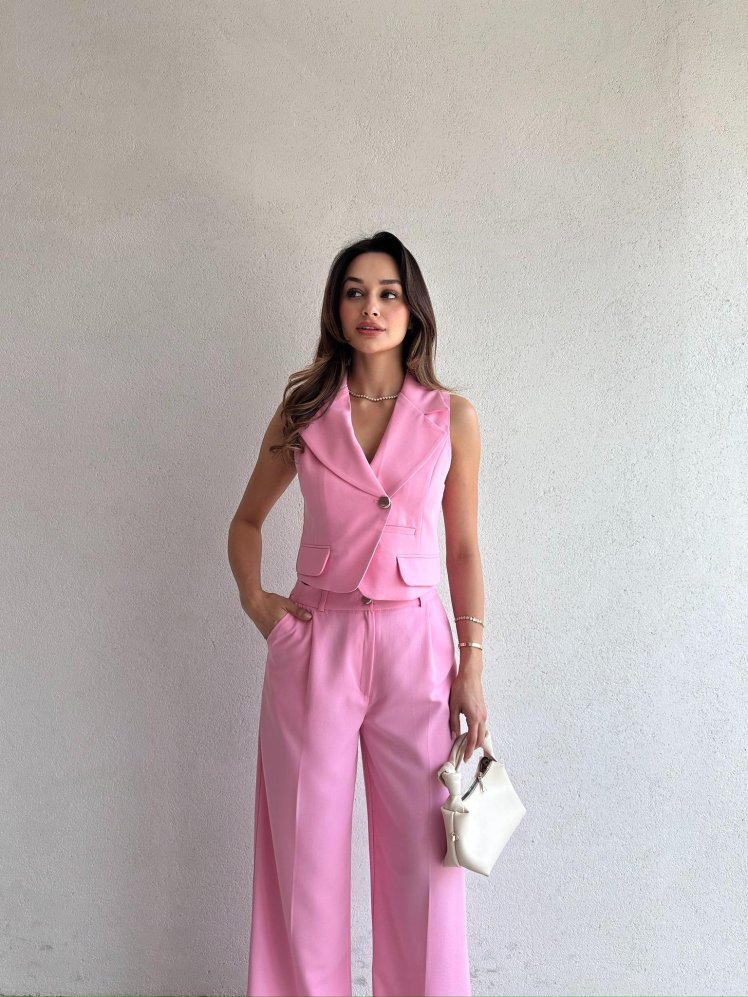 JACKİW Takım 9984 - Pembe - Mooi Butik