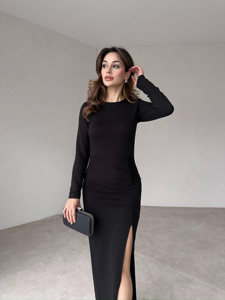 JAFFA Maxi Elbise 8756 - Siyah - Mooi Butik