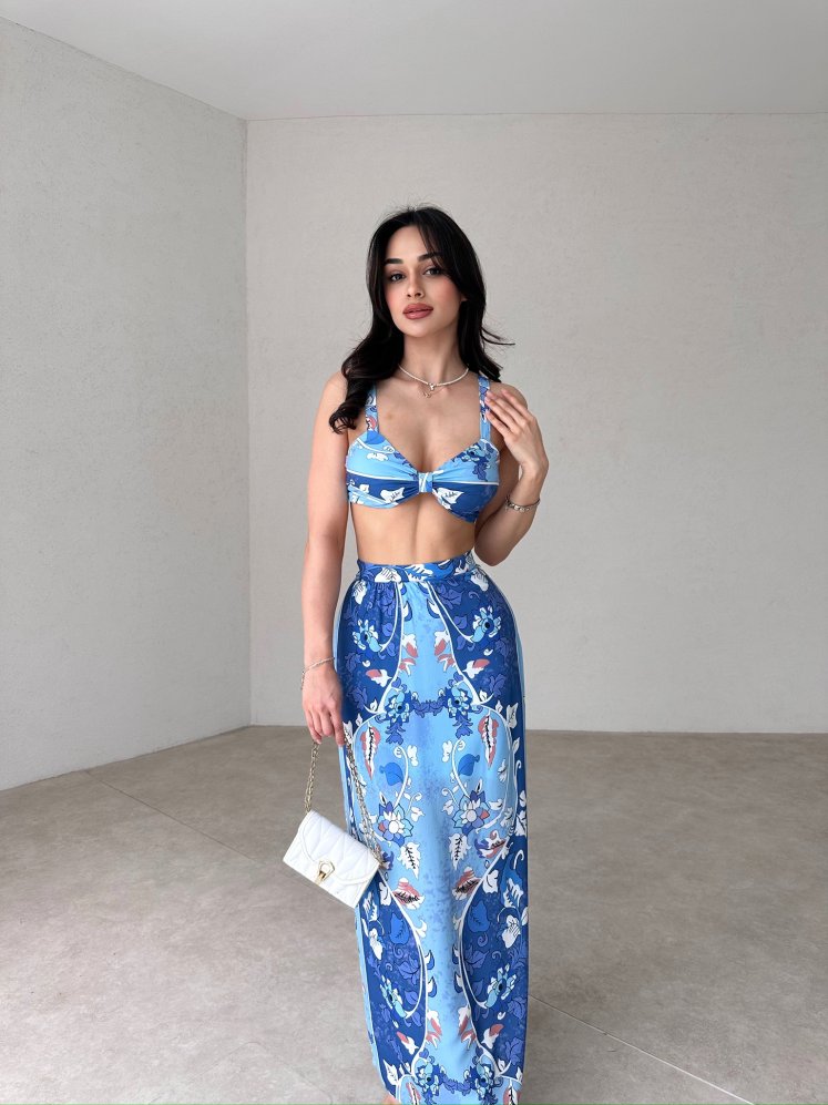 JARROW Takım 2301 - Mavi - Mooi Butik