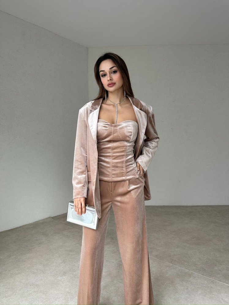 JAVİER Takım 5853 - Vizon - Mooi Butik