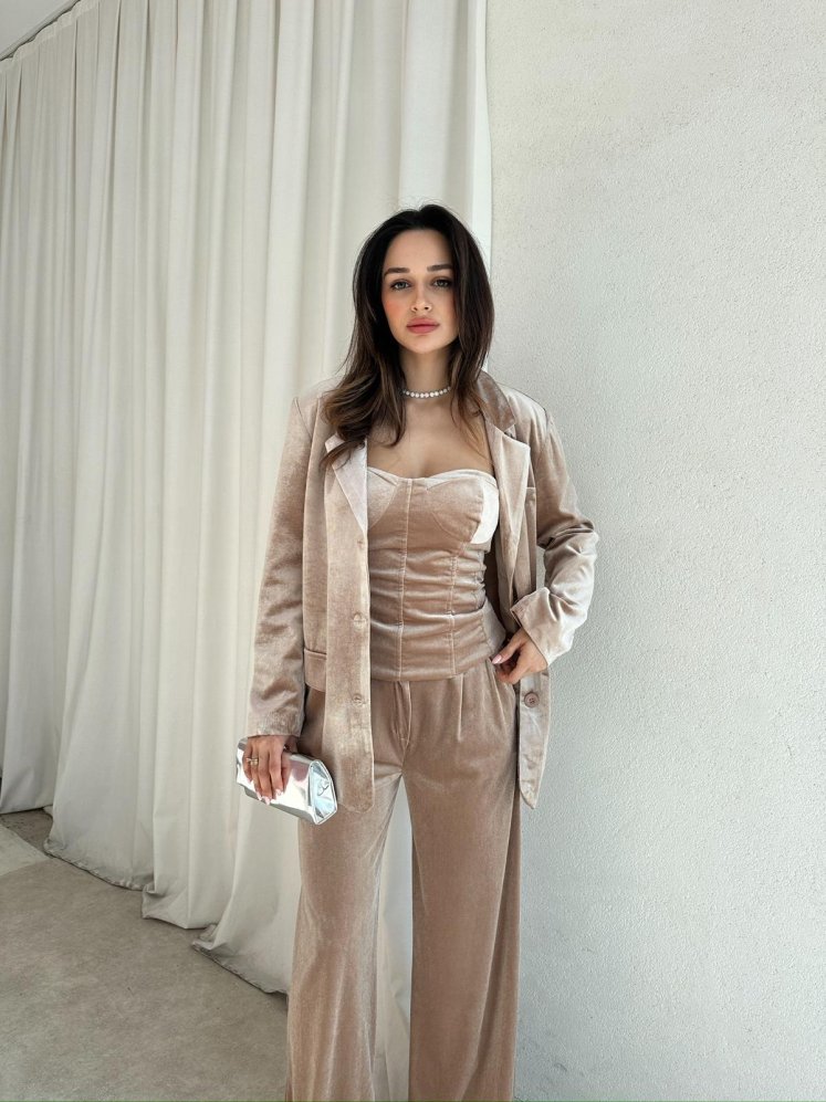 JAVİER Takım 5853 - Vizon - Mooi Butik