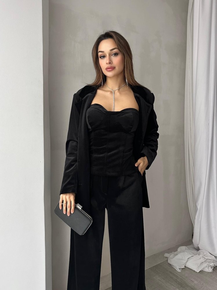 JAVİER Takım 5853 - Siyah - Mooi Butik