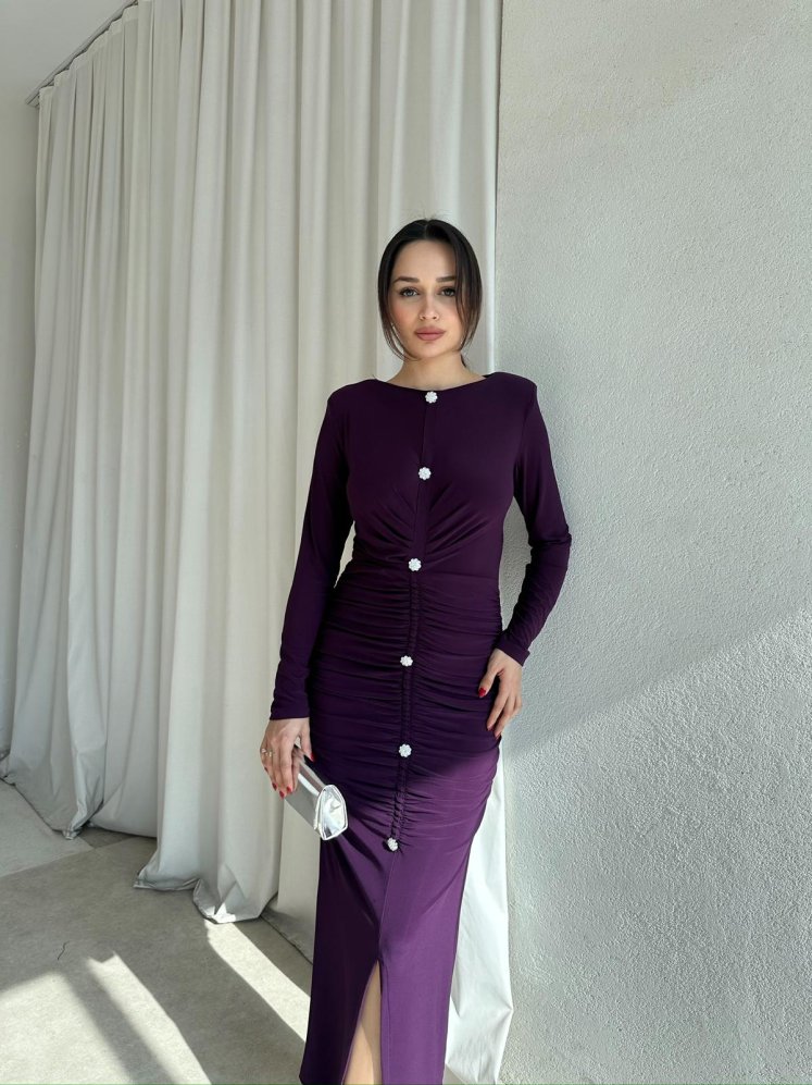 JAYDEN Elbise 8308 - Mor - Mooi Butik