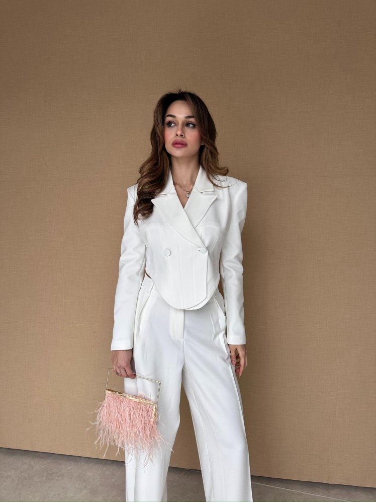 JAZZ Takım 7286 - Beyaz - Mooi Butik