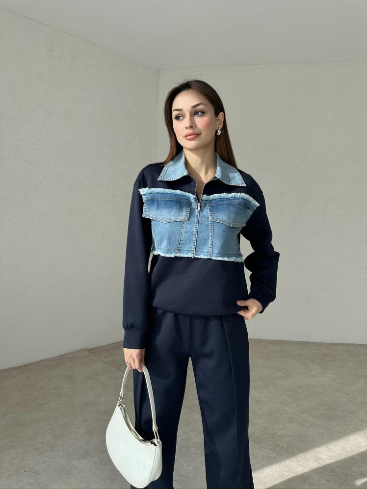 Jean Garnili CULPO Takım 3015 - Lacivert - Mooi Butik