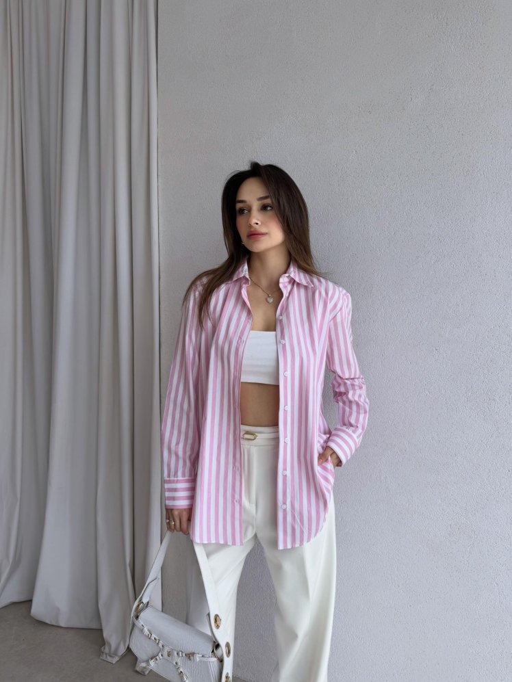 JERRY Gömlek 3134 - Pembe - Mooi Butik