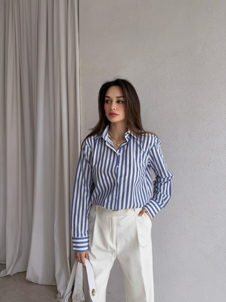 JERRY Gömlek 3134 - Mavi - Mooi Butik