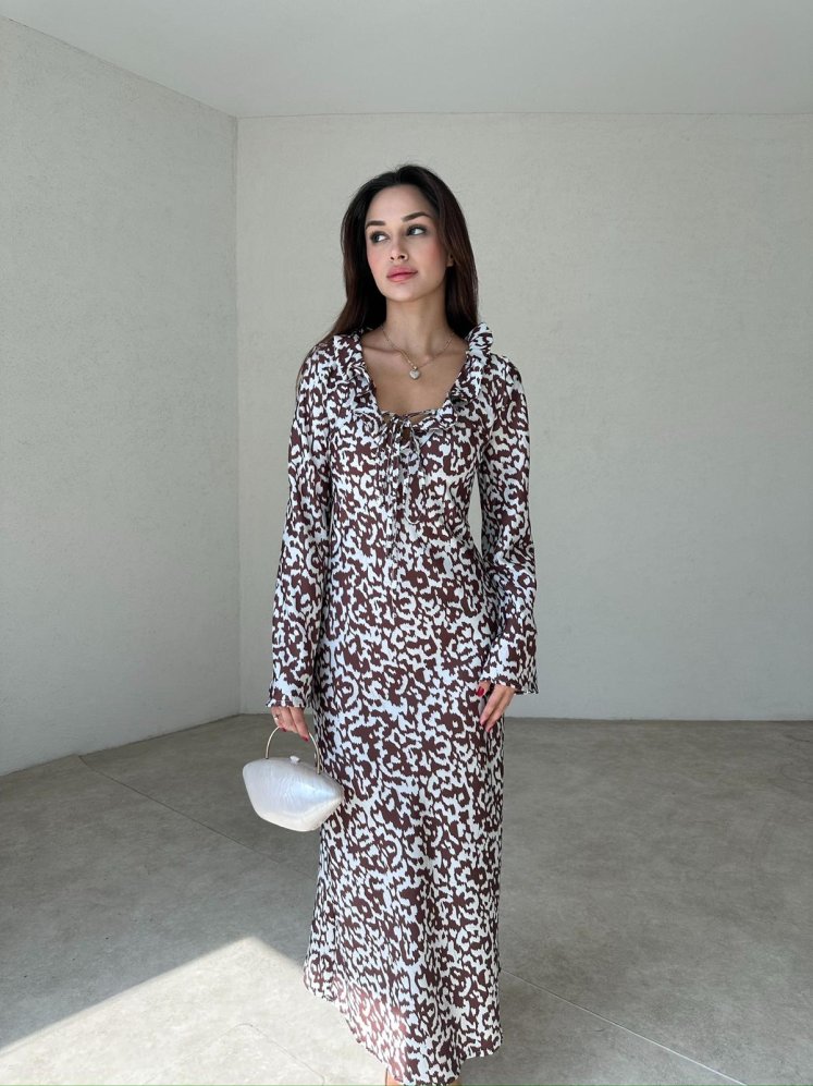 JESSA Midi Elbise 1332 - Mooi Butik