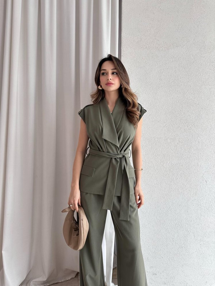 JOOF Takım 3339 - Haki - Mooi Butik