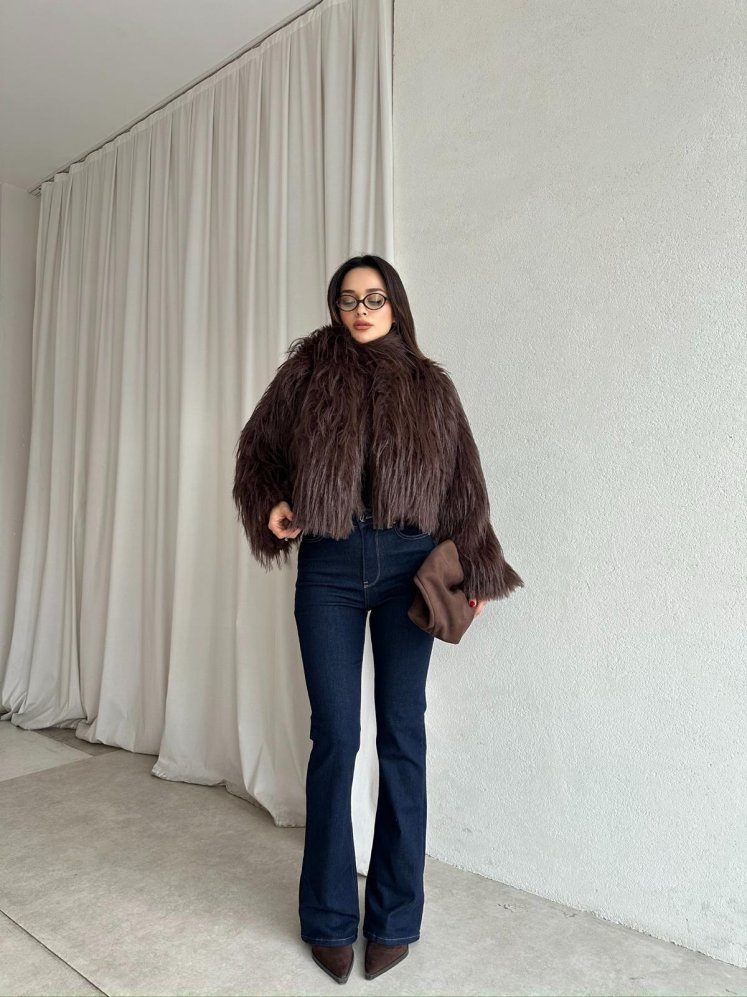 JOSEF Kürk 8319 - Acı Kahve - Mooi Butik