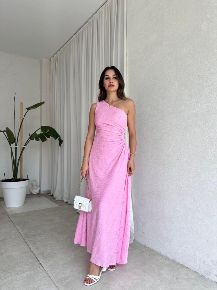 KAHLO Elbise 8120 - Pembe - Mooi Butik