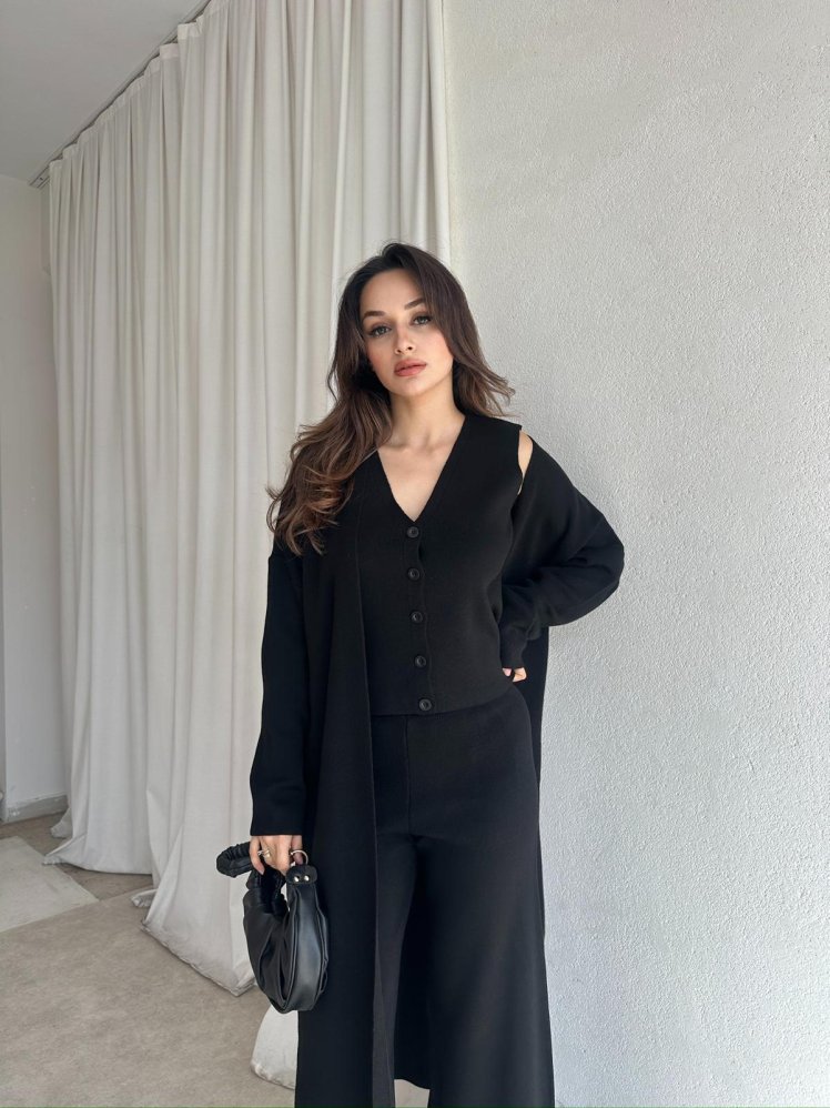 KASEY Takım 8507 - Siyah - Mooi Butik