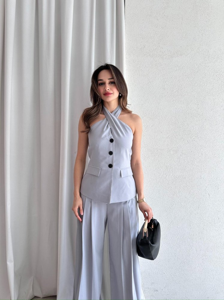 KENDRA Takım 5038 - Gri - Mooi Butik