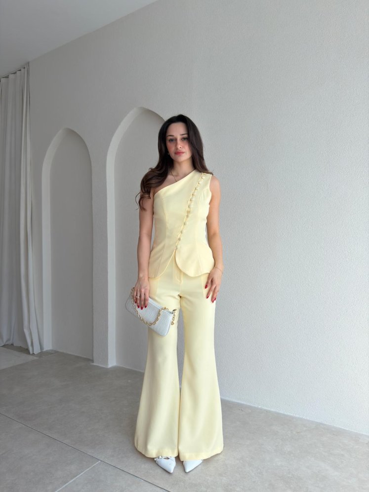 KERRY Takım 1810 - Sarı - Mooi Butik