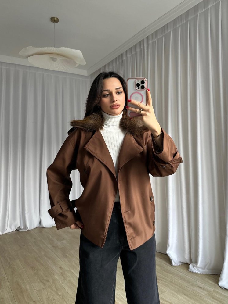 KYRİS Ceket 8438 - Kahverengi - Mooi Butik