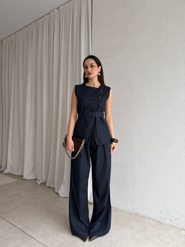 LARİS Takım 8923 - Lacivert - Mooi Butik