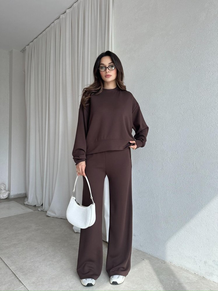 LAURA Takım 8556 - Acı Kahve - Mooi Butik