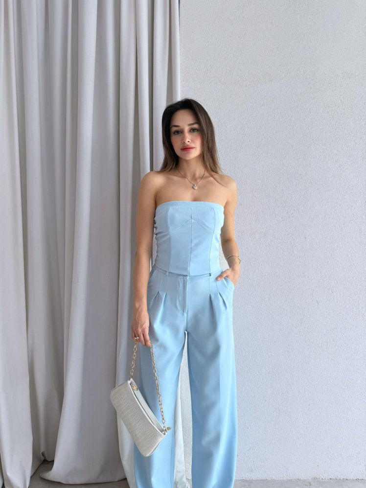 LEAF Takım 7893 - Mavi - Mooi Butik