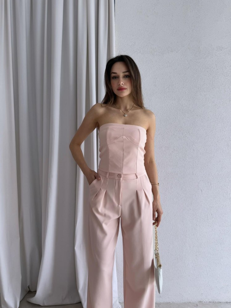 LEAF Takım 7893 - Pudra - Mooi Butik