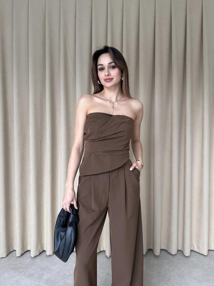 LENDORF Takım 8478 - Kahverengi - Mooi Butik