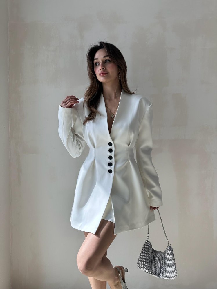 LEORA Takım 7568 - Beyaz - Mooi Butik