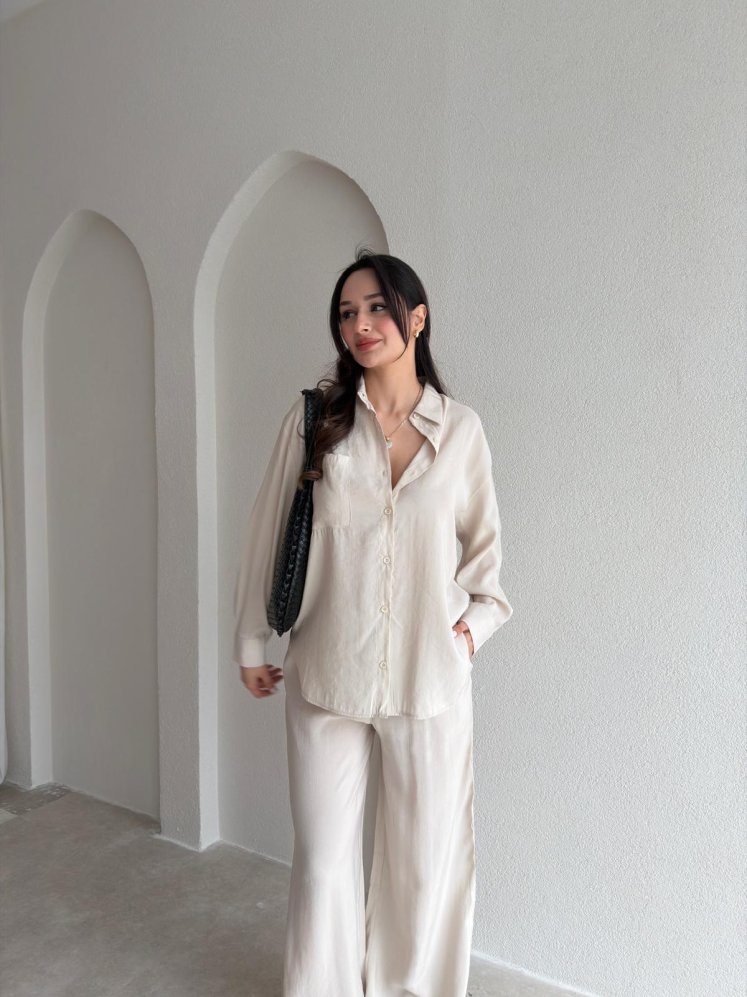 LİLLE Takım 8998 - Krem - Mooi Butik