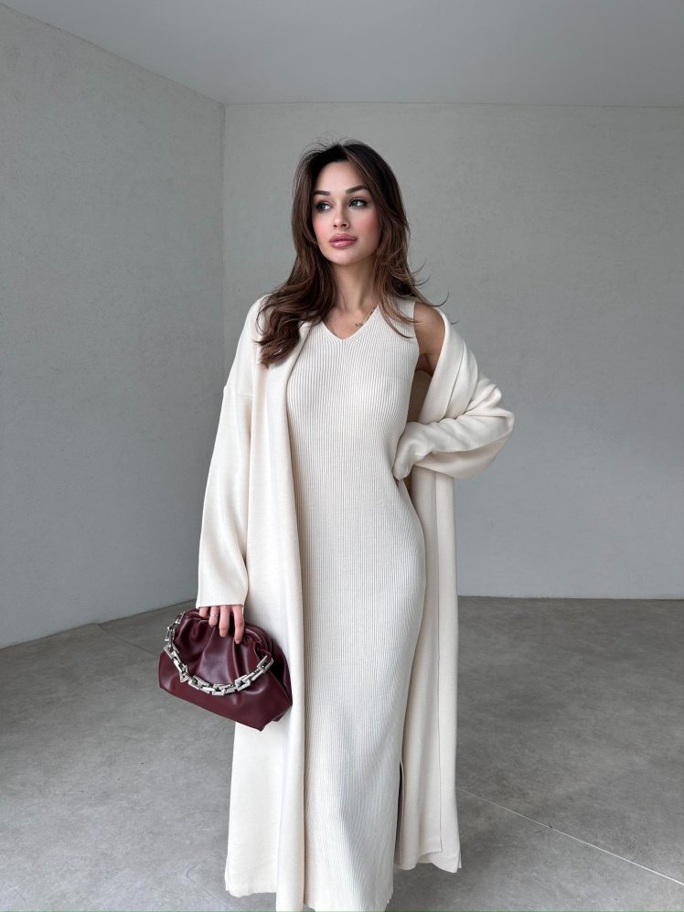 LOİRE Takım 8498 - Krem - Mooi Butik