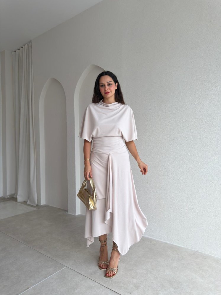 LOVATO Etekli Takım 3712 - Taş - Mooi Butik