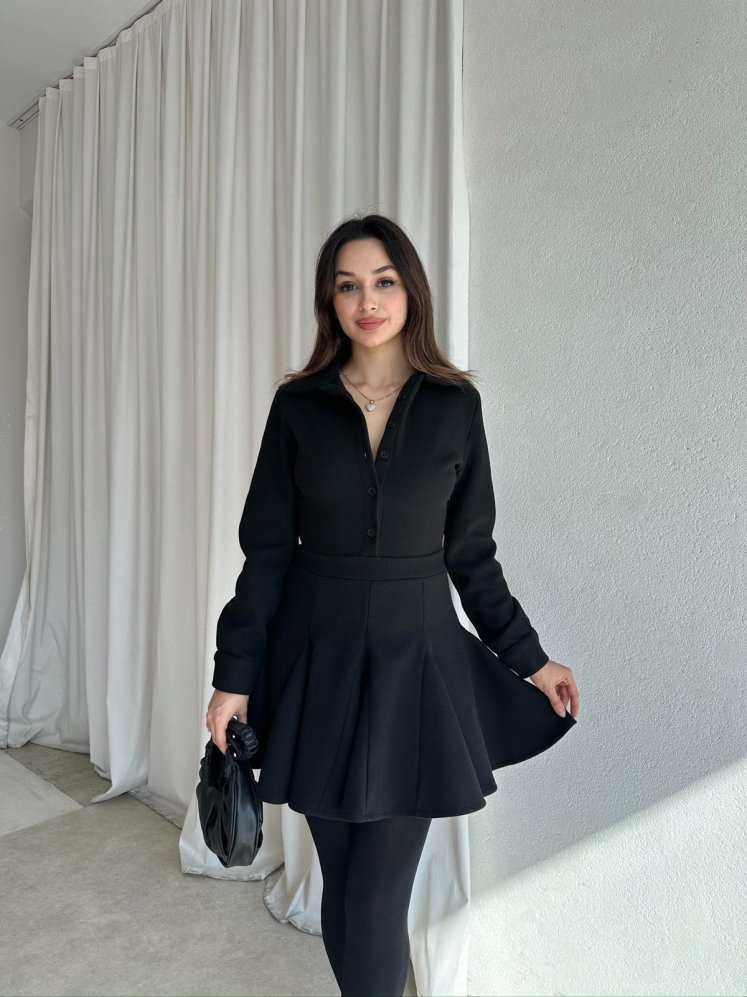 LOVENT Elbise 9935 - Siyah - Mooi Butik