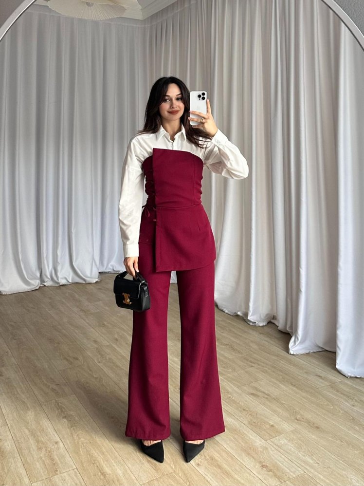 LUCA Tulum 8372 - Bordo - Mooi Butik