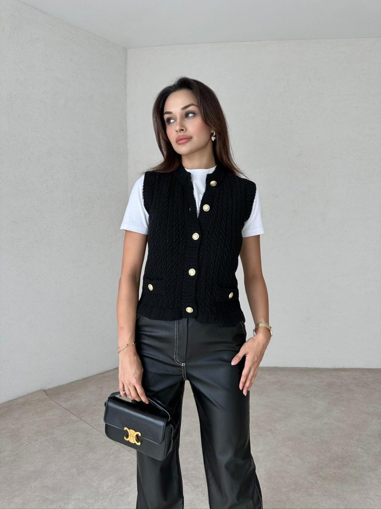 LUMİNA Hırka 4501 - Siyah - Mooi Butik