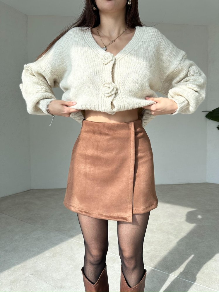 MADDOW Etek 0821 - Kahverengi - Mooi Butik