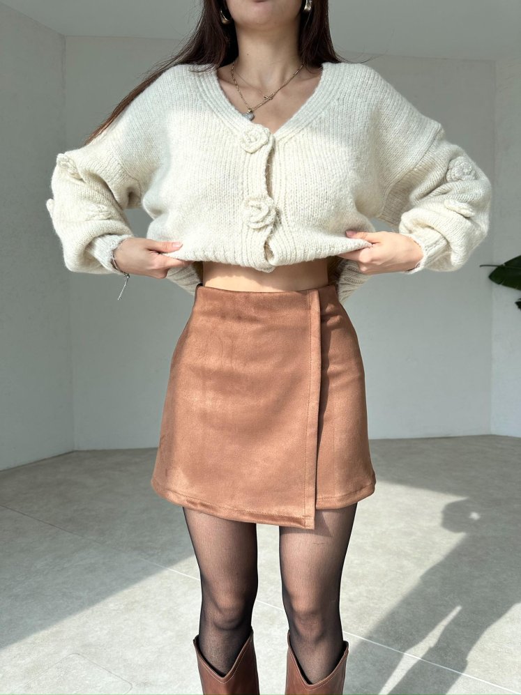 MADDOW Etek 0821 - Kahverengi - Mooi Butik